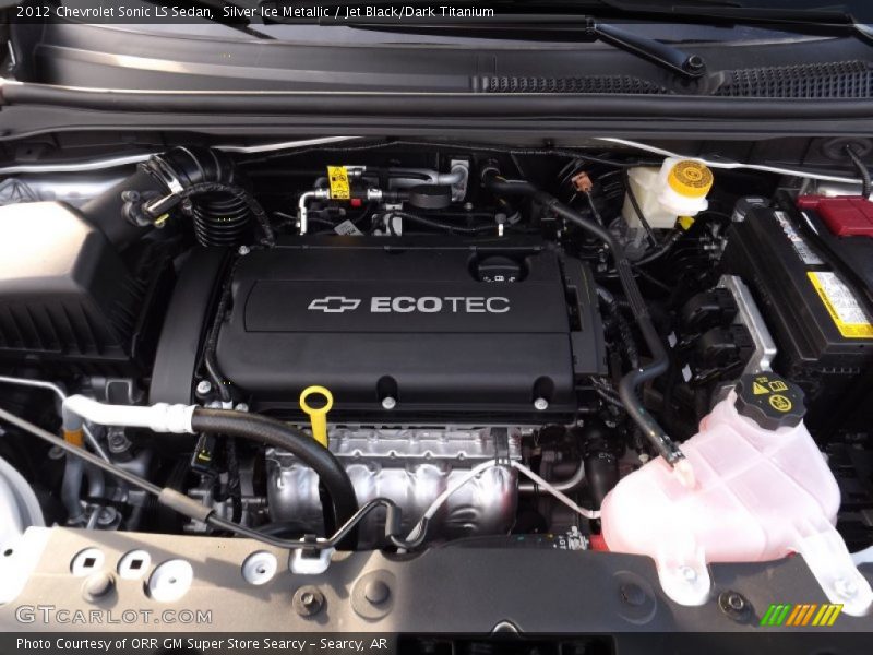 Silver Ice Metallic / Jet Black/Dark Titanium 2012 Chevrolet Sonic LS Sedan