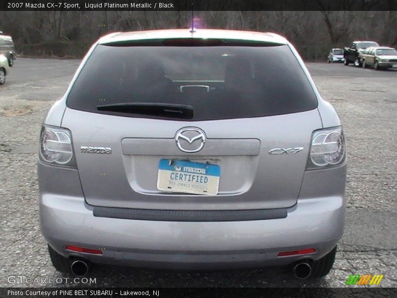 Liquid Platinum Metallic / Black 2007 Mazda CX-7 Sport
