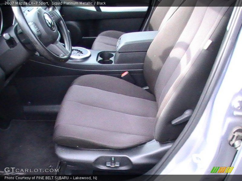 Liquid Platinum Metallic / Black 2007 Mazda CX-7 Sport