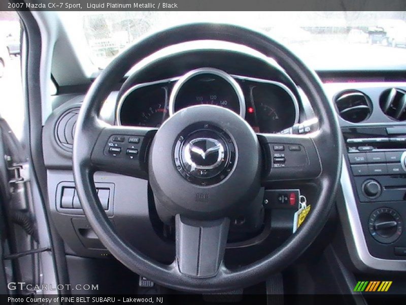 Liquid Platinum Metallic / Black 2007 Mazda CX-7 Sport