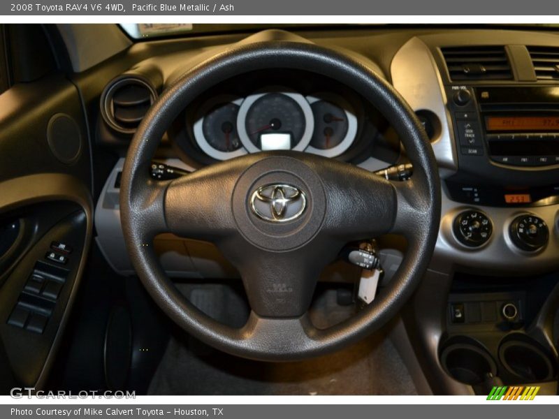 Pacific Blue Metallic / Ash 2008 Toyota RAV4 V6 4WD