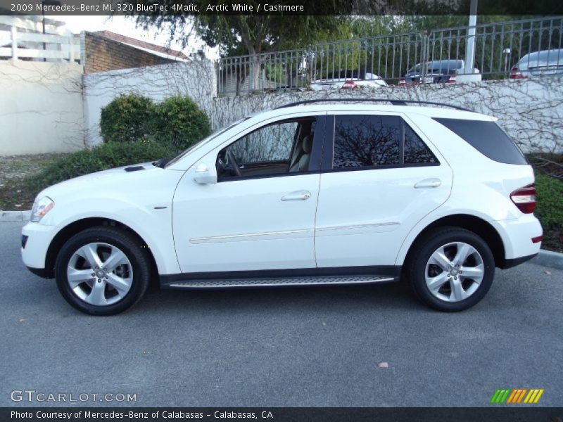 Arctic White / Cashmere 2009 Mercedes-Benz ML 320 BlueTec 4Matic