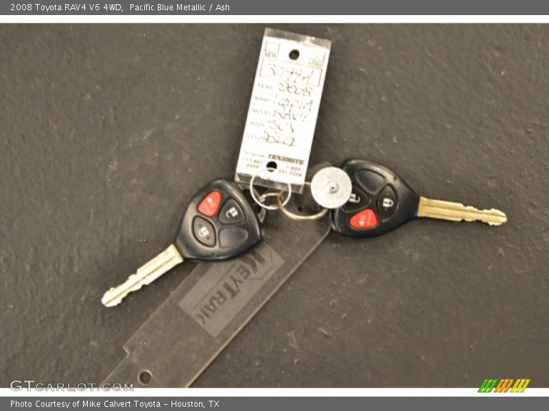 Pacific Blue Metallic / Ash 2008 Toyota RAV4 V6 4WD