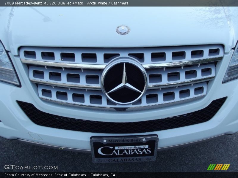 Arctic White / Cashmere 2009 Mercedes-Benz ML 320 BlueTec 4Matic
