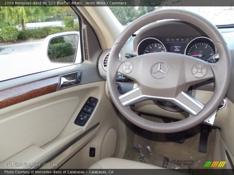 Arctic White / Cashmere 2009 Mercedes-Benz ML 320 BlueTec 4Matic