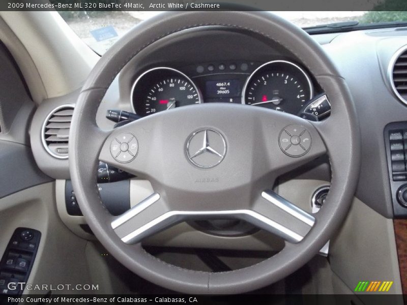 Arctic White / Cashmere 2009 Mercedes-Benz ML 320 BlueTec 4Matic