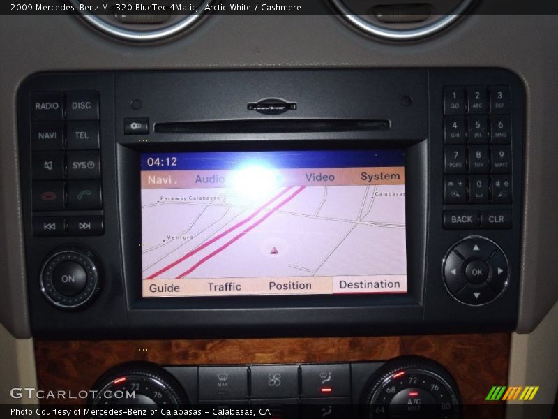Arctic White / Cashmere 2009 Mercedes-Benz ML 320 BlueTec 4Matic