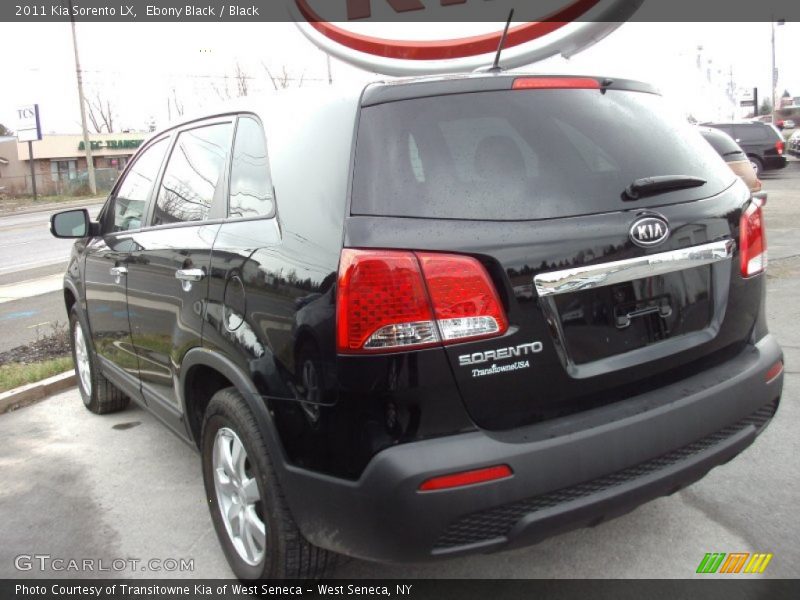 Ebony Black / Black 2011 Kia Sorento LX