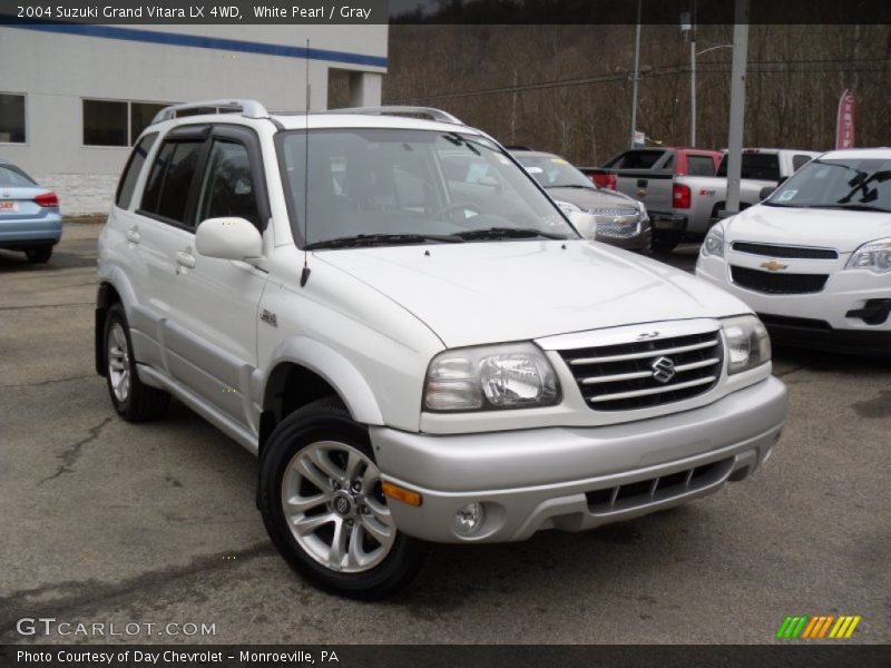 White Pearl / Gray 2004 Suzuki Grand Vitara LX 4WD