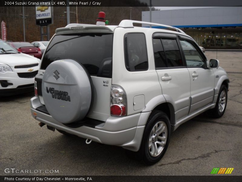 White Pearl / Gray 2004 Suzuki Grand Vitara LX 4WD