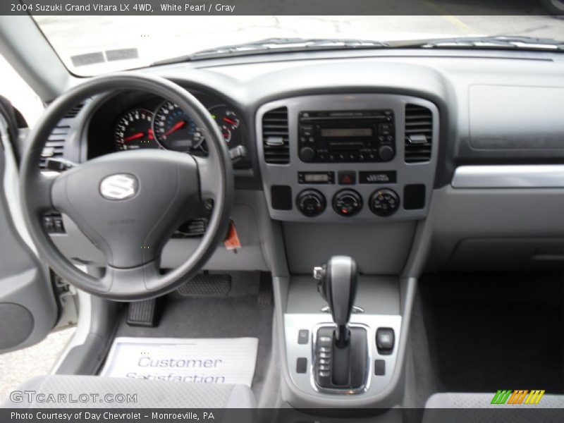 White Pearl / Gray 2004 Suzuki Grand Vitara LX 4WD