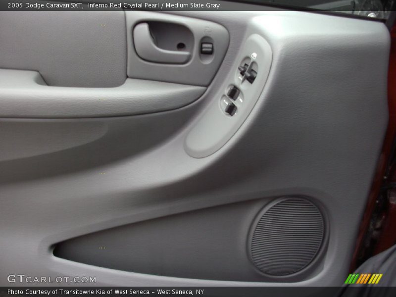 Inferno Red Crystal Pearl / Medium Slate Gray 2005 Dodge Caravan SXT
