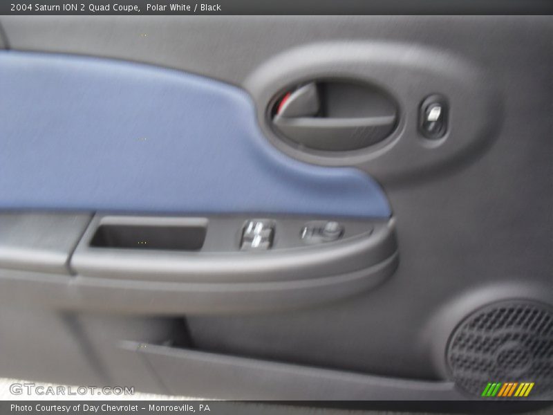 Polar White / Black 2004 Saturn ION 2 Quad Coupe