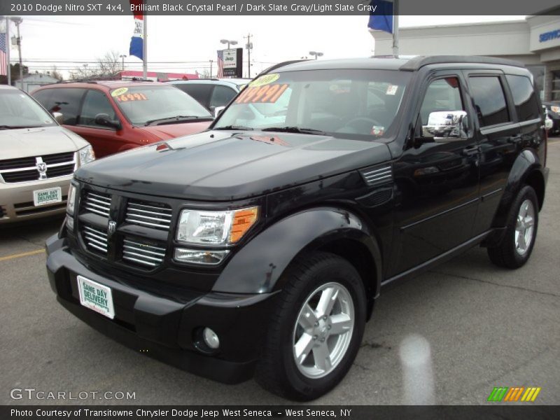 Brilliant Black Crystal Pearl / Dark Slate Gray/Light Slate Gray 2010 Dodge Nitro SXT 4x4