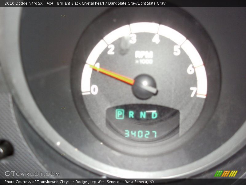 Brilliant Black Crystal Pearl / Dark Slate Gray/Light Slate Gray 2010 Dodge Nitro SXT 4x4