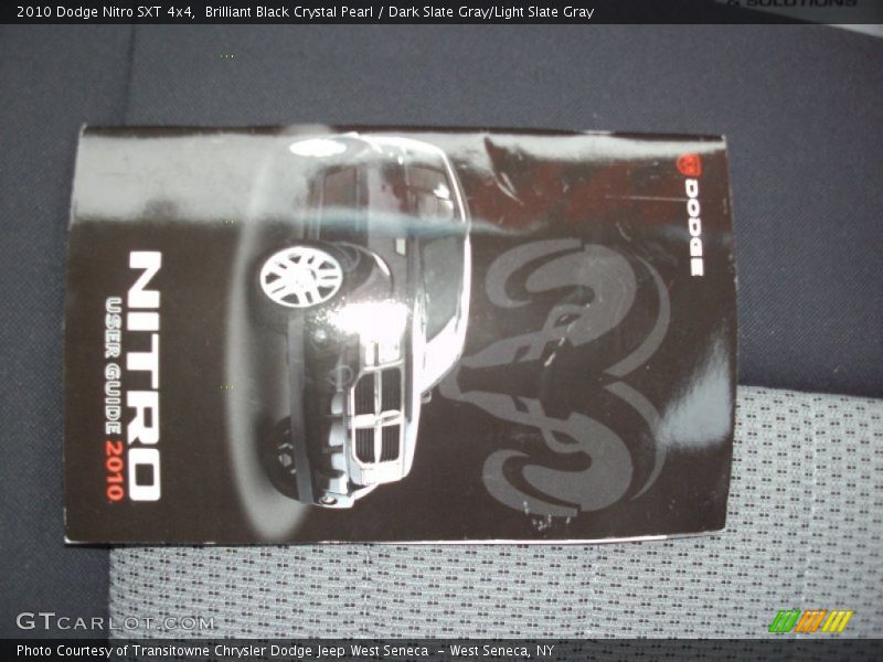 Brilliant Black Crystal Pearl / Dark Slate Gray/Light Slate Gray 2010 Dodge Nitro SXT 4x4