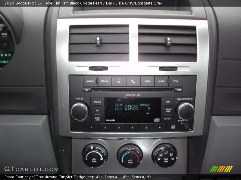 Brilliant Black Crystal Pearl / Dark Slate Gray/Light Slate Gray 2010 Dodge Nitro SXT 4x4