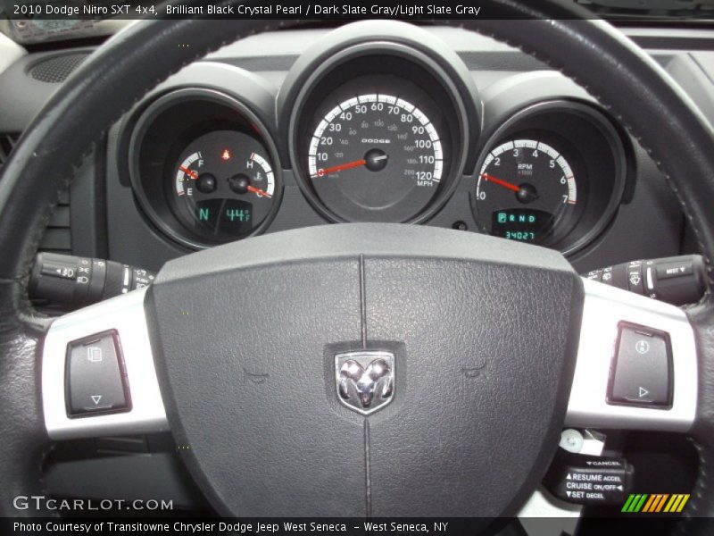 Brilliant Black Crystal Pearl / Dark Slate Gray/Light Slate Gray 2010 Dodge Nitro SXT 4x4
