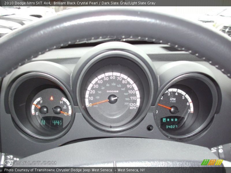 Brilliant Black Crystal Pearl / Dark Slate Gray/Light Slate Gray 2010 Dodge Nitro SXT 4x4