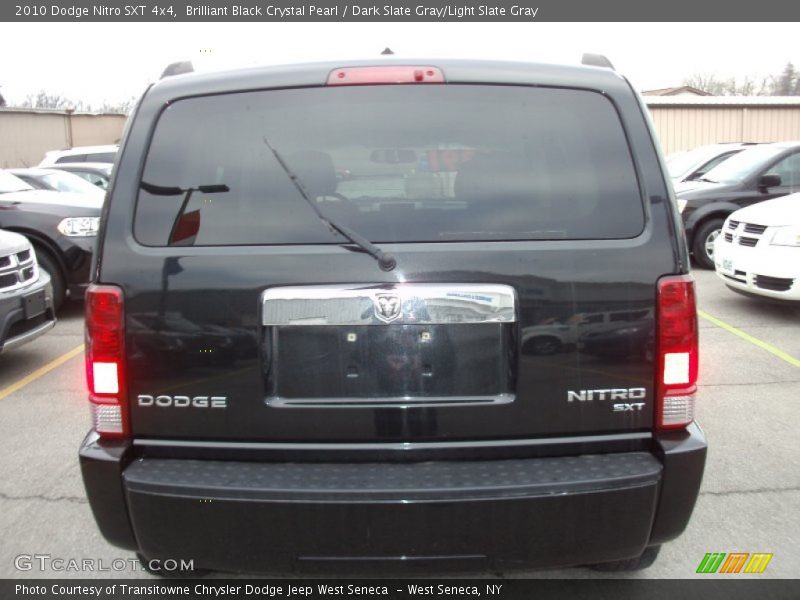 Brilliant Black Crystal Pearl / Dark Slate Gray/Light Slate Gray 2010 Dodge Nitro SXT 4x4