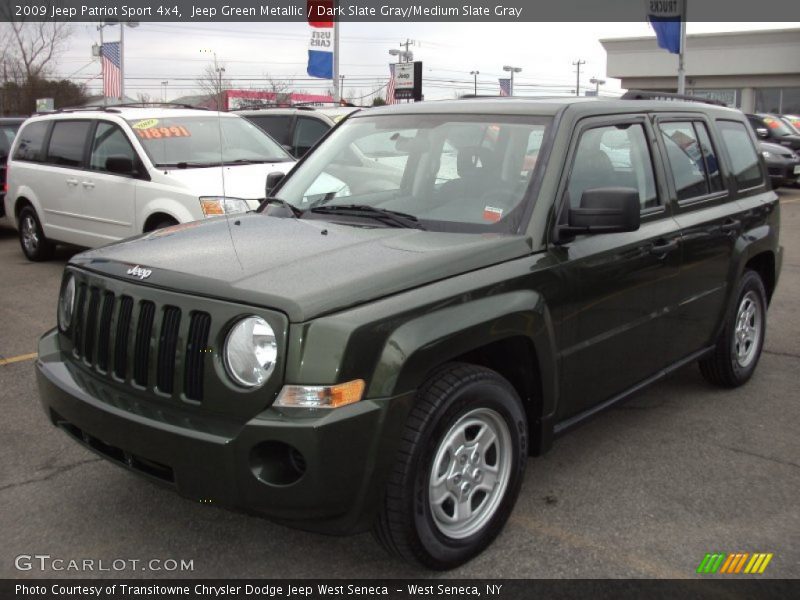 Jeep Green Metallic / Dark Slate Gray/Medium Slate Gray 2009 Jeep Patriot Sport 4x4