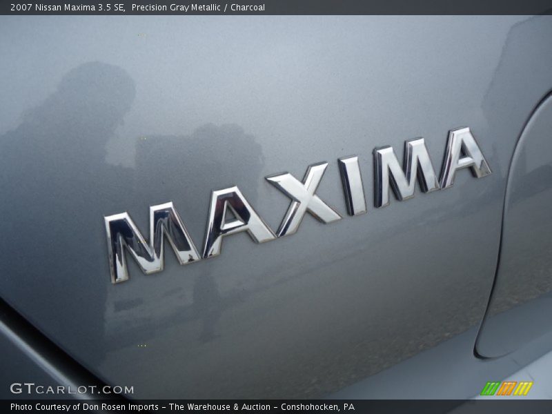 Precision Gray Metallic / Charcoal 2007 Nissan Maxima 3.5 SE