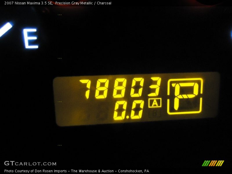 Precision Gray Metallic / Charcoal 2007 Nissan Maxima 3.5 SE