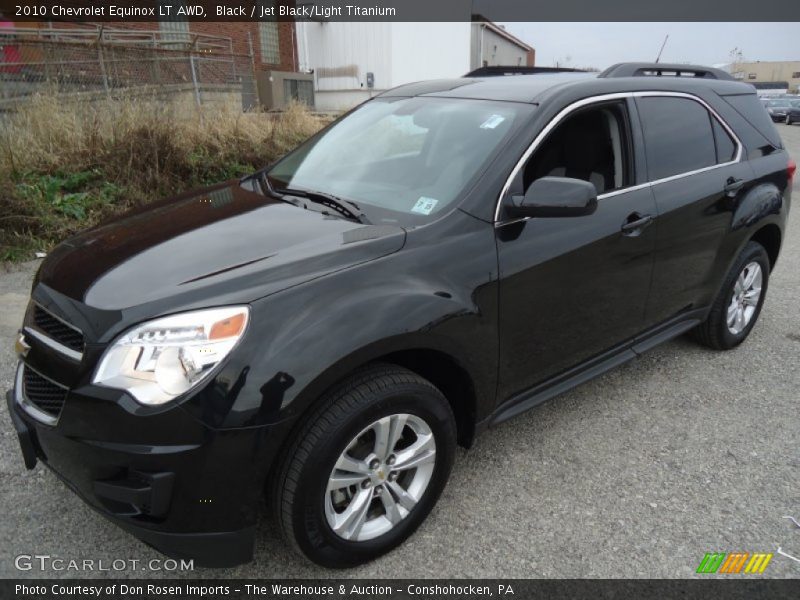 Black / Jet Black/Light Titanium 2010 Chevrolet Equinox LT AWD