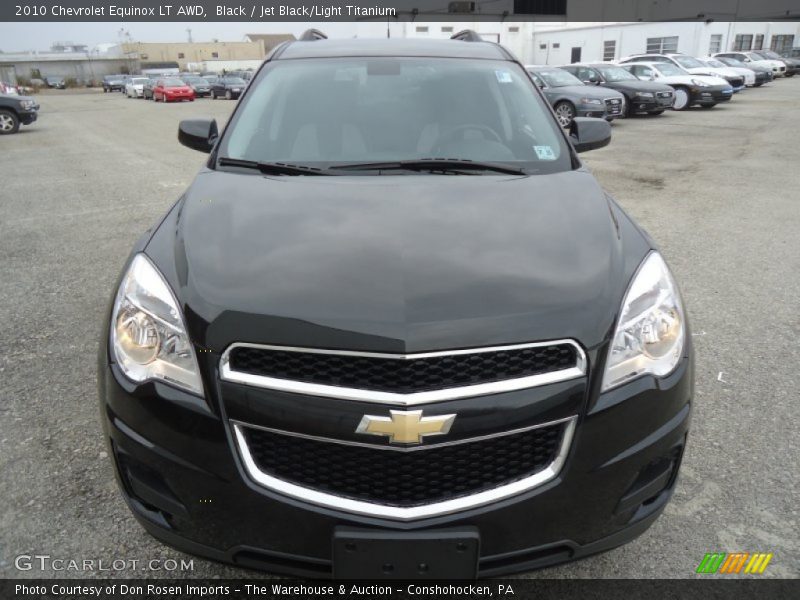 Black / Jet Black/Light Titanium 2010 Chevrolet Equinox LT AWD