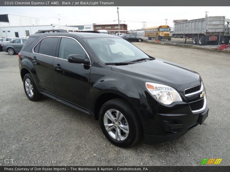 Black / Jet Black/Light Titanium 2010 Chevrolet Equinox LT AWD