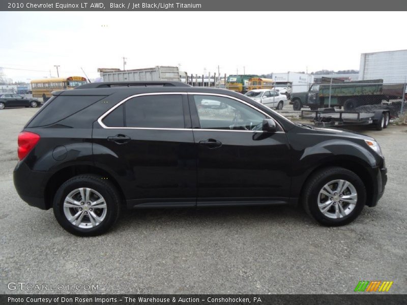 Black / Jet Black/Light Titanium 2010 Chevrolet Equinox LT AWD