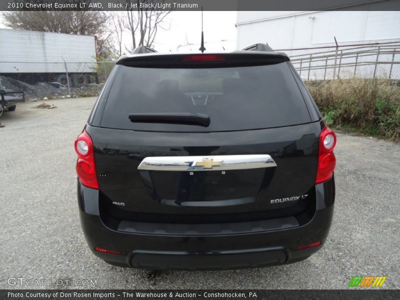 Black / Jet Black/Light Titanium 2010 Chevrolet Equinox LT AWD