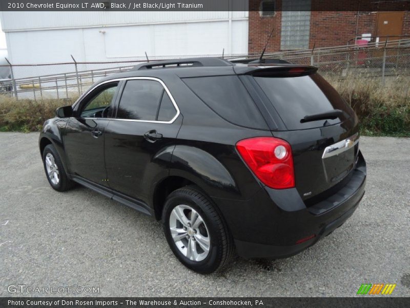 Black / Jet Black/Light Titanium 2010 Chevrolet Equinox LT AWD