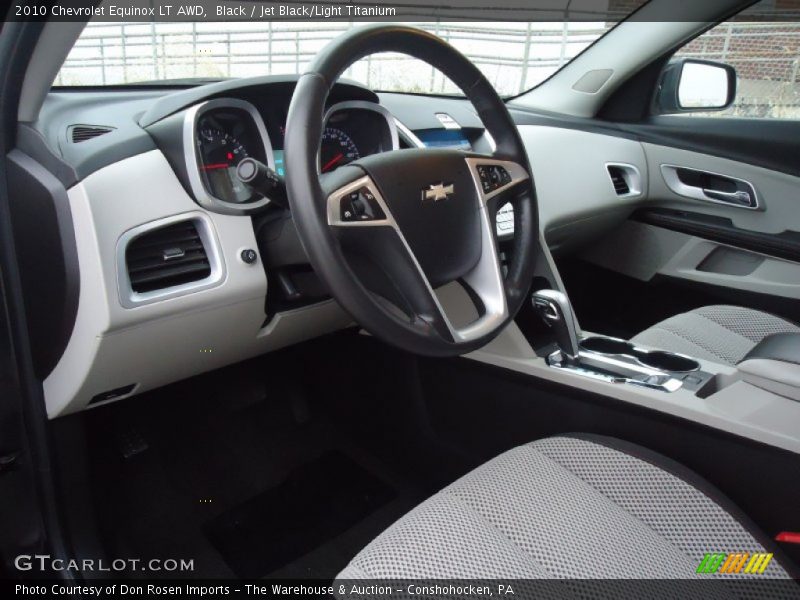 Black / Jet Black/Light Titanium 2010 Chevrolet Equinox LT AWD