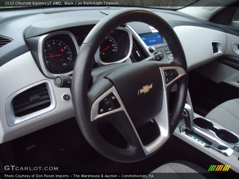 Black / Jet Black/Light Titanium 2010 Chevrolet Equinox LT AWD