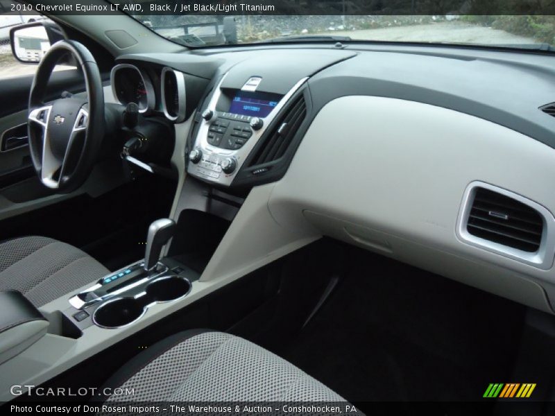 Black / Jet Black/Light Titanium 2010 Chevrolet Equinox LT AWD