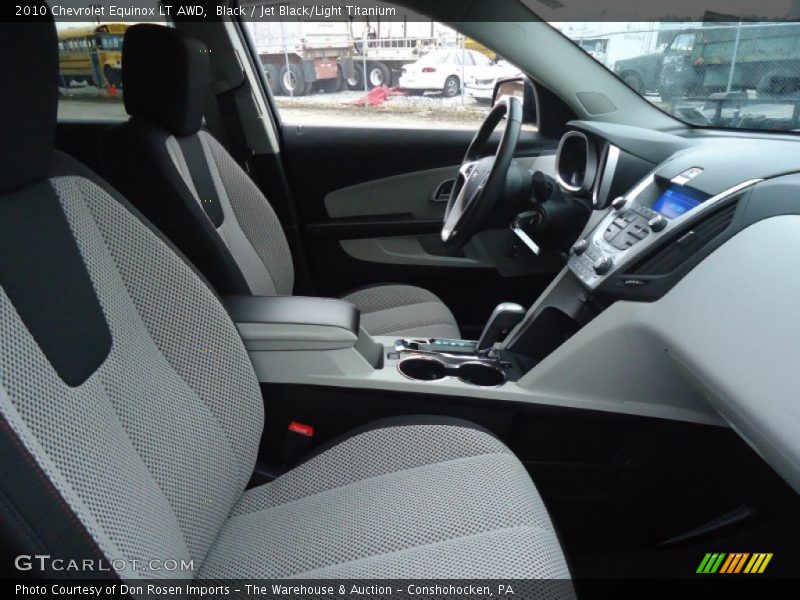 Black / Jet Black/Light Titanium 2010 Chevrolet Equinox LT AWD