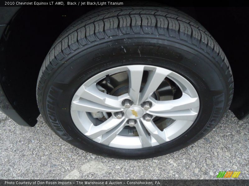 Black / Jet Black/Light Titanium 2010 Chevrolet Equinox LT AWD
