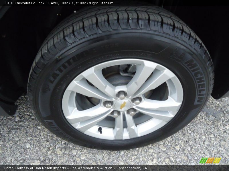 Black / Jet Black/Light Titanium 2010 Chevrolet Equinox LT AWD