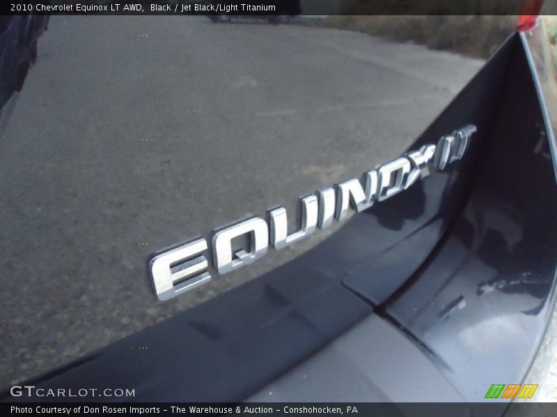 Black / Jet Black/Light Titanium 2010 Chevrolet Equinox LT AWD