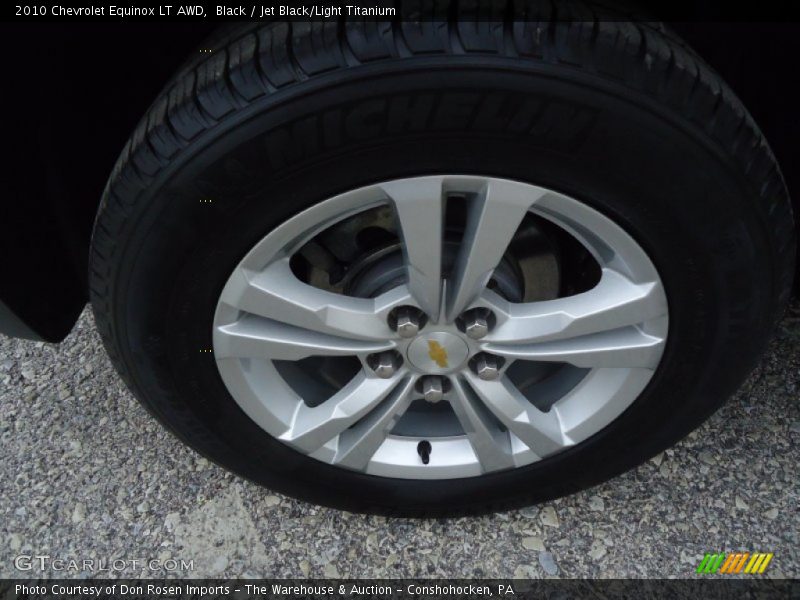 Black / Jet Black/Light Titanium 2010 Chevrolet Equinox LT AWD