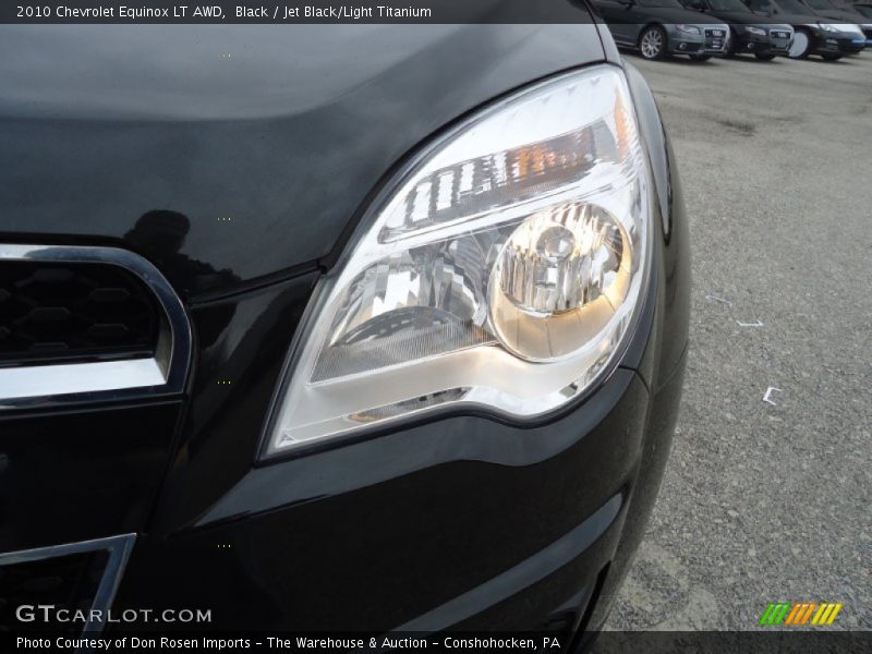 Black / Jet Black/Light Titanium 2010 Chevrolet Equinox LT AWD