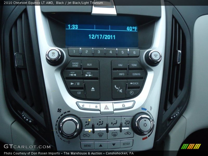 Black / Jet Black/Light Titanium 2010 Chevrolet Equinox LT AWD