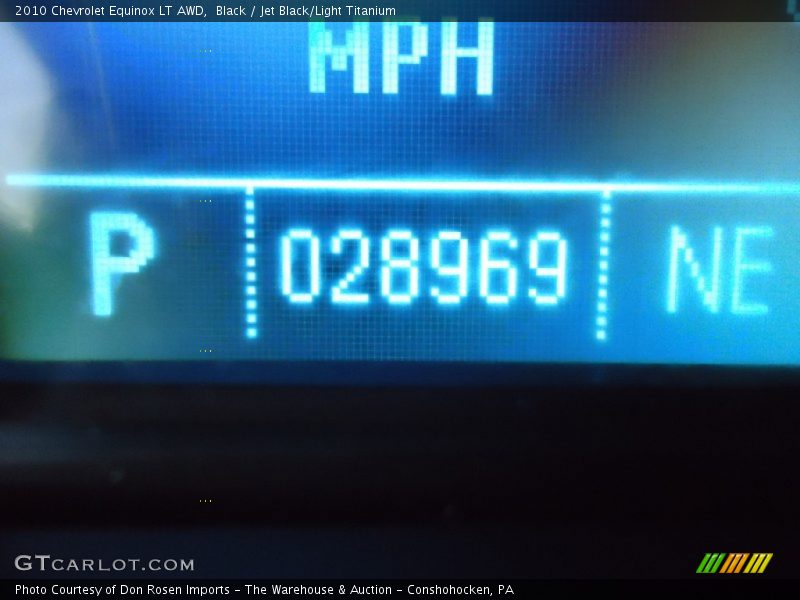 Black / Jet Black/Light Titanium 2010 Chevrolet Equinox LT AWD