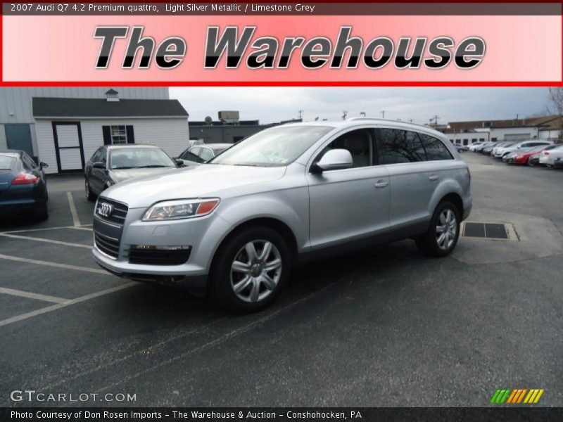 Light Silver Metallic / Limestone Grey 2007 Audi Q7 4.2 Premium quattro
