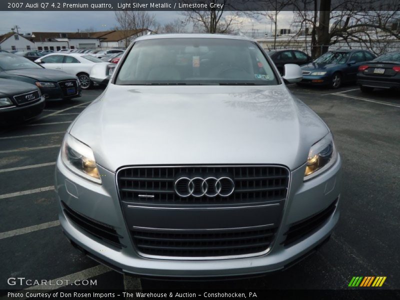 Light Silver Metallic / Limestone Grey 2007 Audi Q7 4.2 Premium quattro