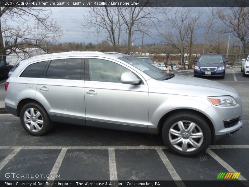 Light Silver Metallic / Limestone Grey 2007 Audi Q7 4.2 Premium quattro