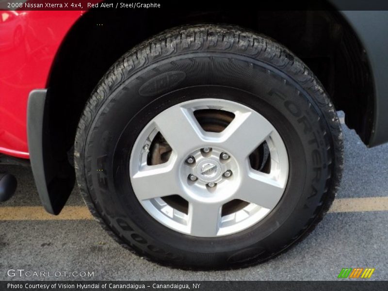 Red Alert / Steel/Graphite 2008 Nissan Xterra X 4x4