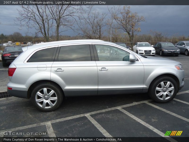 Light Silver Metallic / Limestone Grey 2007 Audi Q7 4.2 Premium quattro