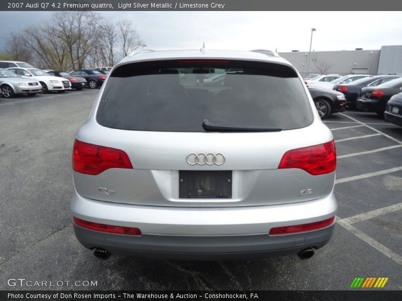 Light Silver Metallic / Limestone Grey 2007 Audi Q7 4.2 Premium quattro